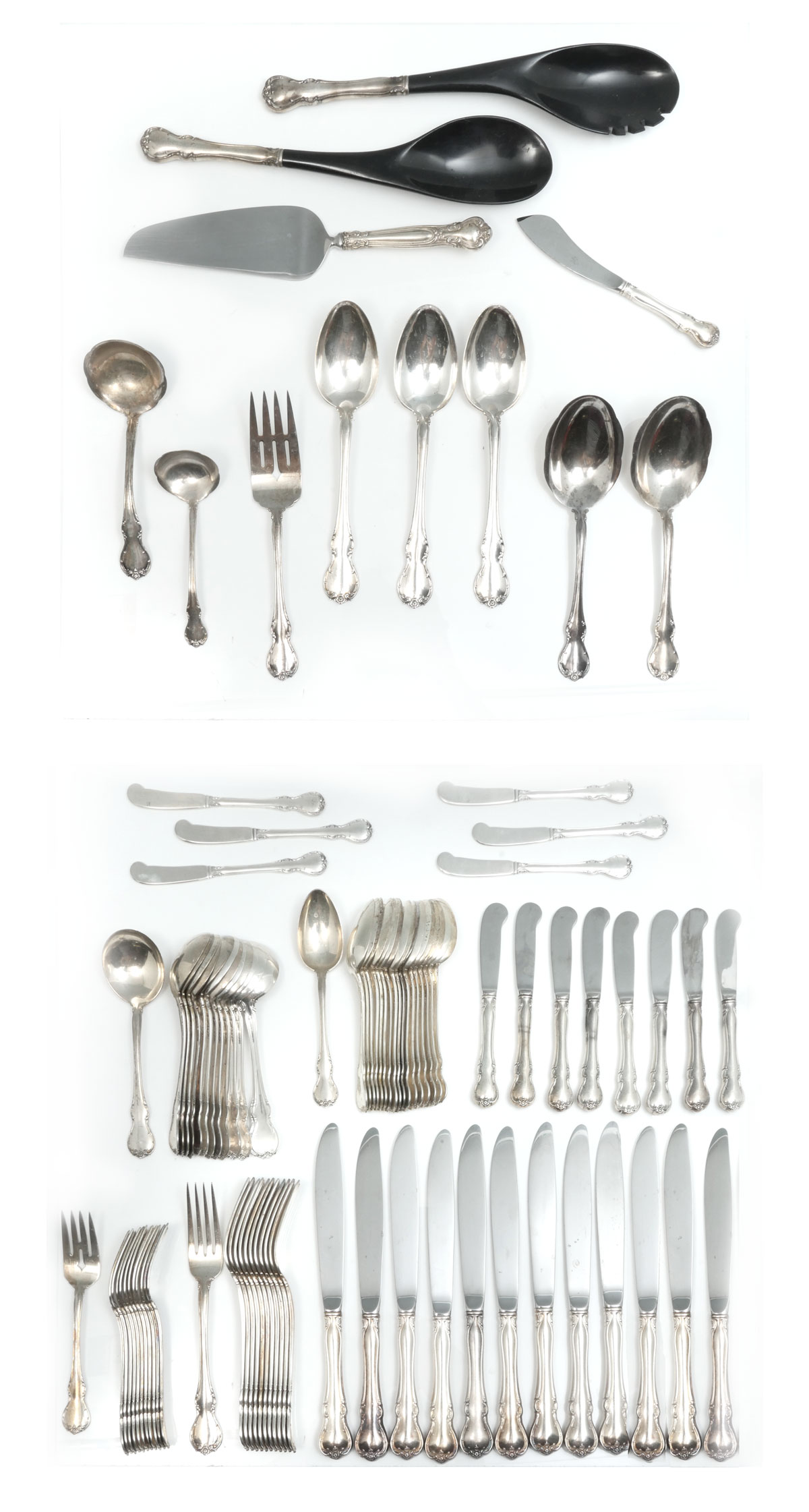 Appraisal: PC STERLING TOWLE ''FRENCH PROVINCIAL'' FLATWARE Approx Troy ounces Comprising