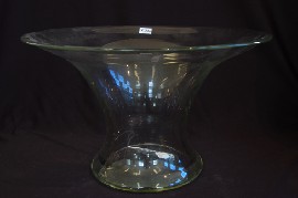 Appraisal: LARGE GLASS CENTREPIECE FLOATING VASE