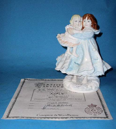 Appraisal: Royal Worcester Figure Love Limited Edition With Certificate