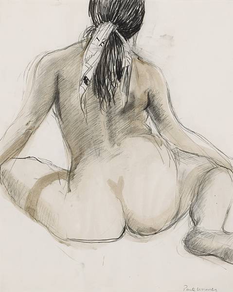 Appraisal: Paul Wonner American - Untitled Female Nude c signed 'Paul