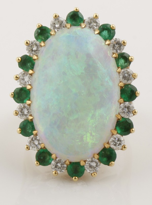 Appraisal: KY one mm x mm opal very fine dark green