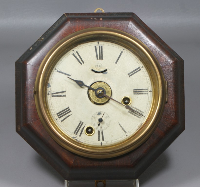 Appraisal: Seth Thomas rosewood veneer lever clock dial time and strike