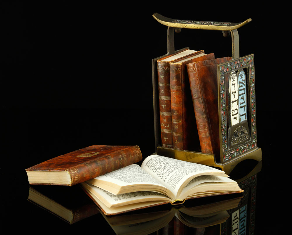 Appraisal: - th C Miniature Set of the Five Books of