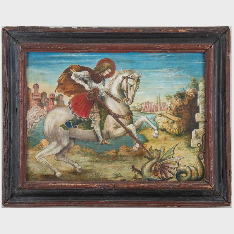 Appraisal: Manner of Jacopo del Sellajo c - St George and