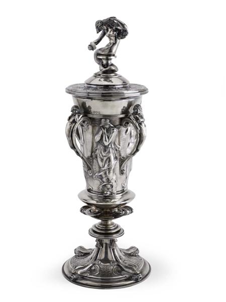 Appraisal: An Important British Royal Presentation Cup Cover and Salver to