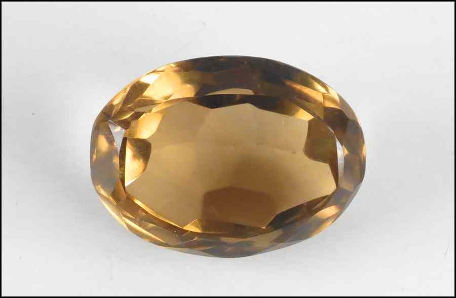 Appraisal: UNMOUNTED FACETED SMOKY QUARTZ Approximately carats Condition No Specific Condition