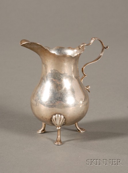 Appraisal: Colonial Coin Silver Creamer maker's mark EB likely Elias Boudinot