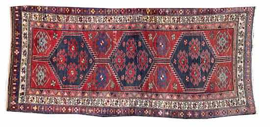 Appraisal: Russian Kazak carpet ' '' x ' '' Provenance Property