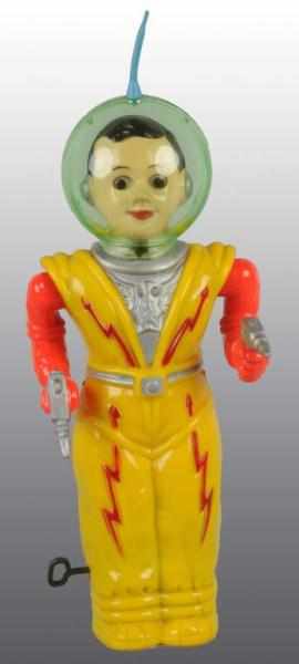 Appraisal: Plastic Irwin Space Man Wind-Up Toy Description American Circa s