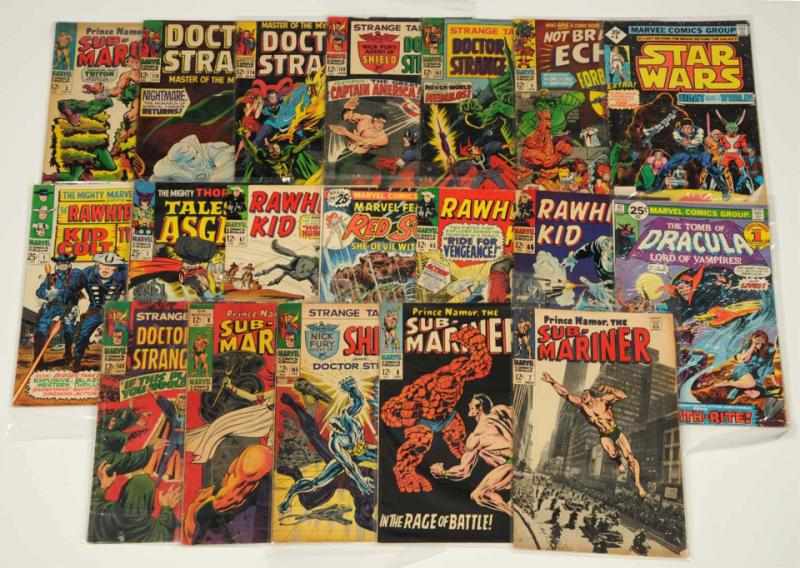 Appraisal: Lot of Silver Bronze Age Comic Books This lot contains