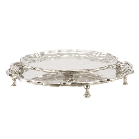 Appraisal: Two English Silver Salvers Estimate -