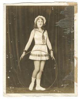 Appraisal: Group of Eleven Photographs and Postcards of Female Circus Performers