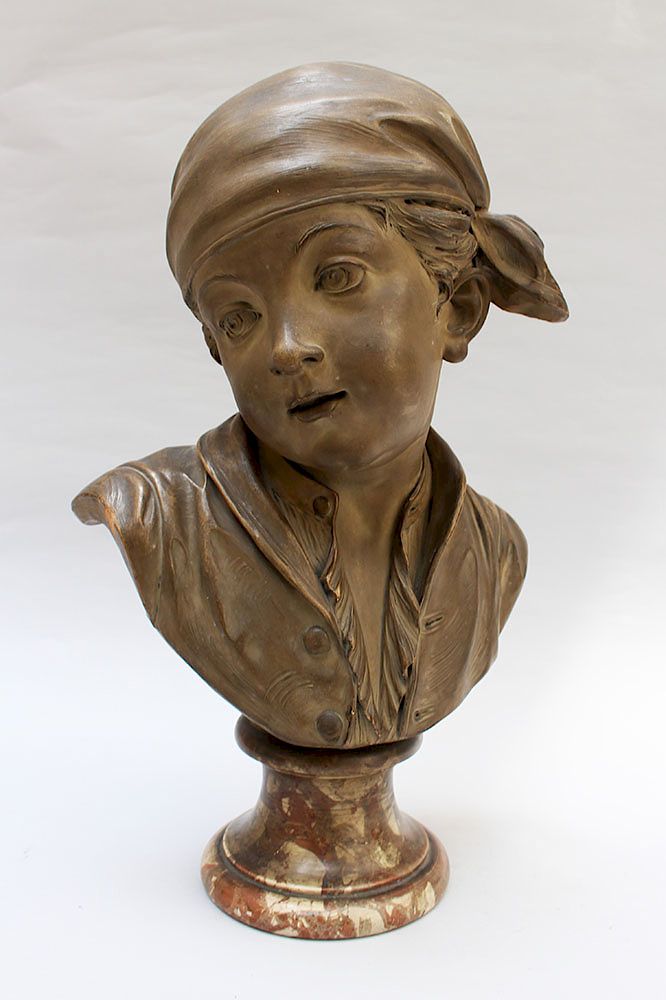 Appraisal: French Sculptor th Century French Sculptor th Century portrait of