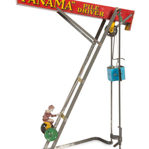 Appraisal: A 'Panama Pile Driver' Tin Toy Wolverine Supply Mfg Co