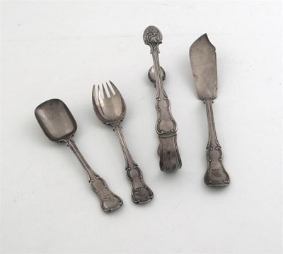 Appraisal: Princess Number One flatware including a pair of sugar tongs