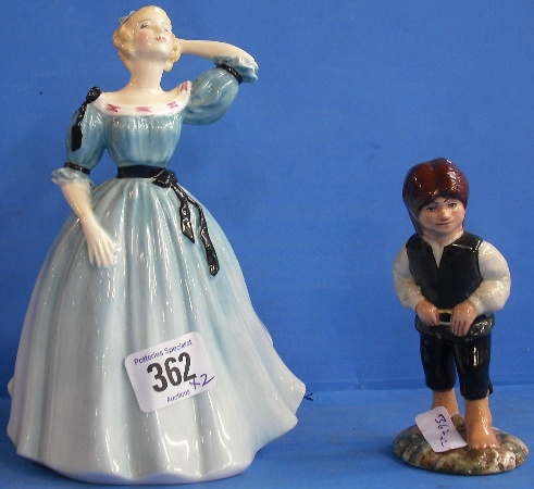 Appraisal: Royal Doulton Figures Celeste HN and Frodo HN restored legs