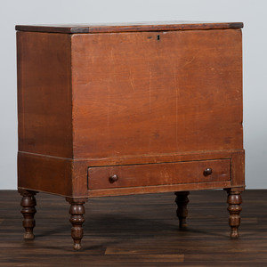 Appraisal: A Late Federal Cherrywood One-Drawer Sugar Chest Circa Height x