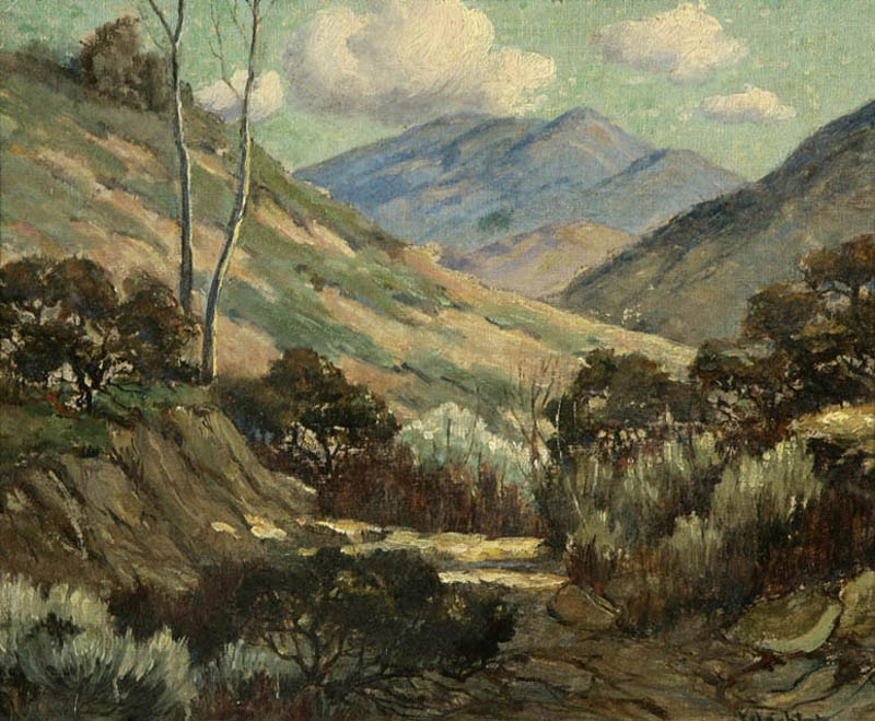 Appraisal: Elmer Wachtel - Elmer Wachtel - Pasadena CA California landscape