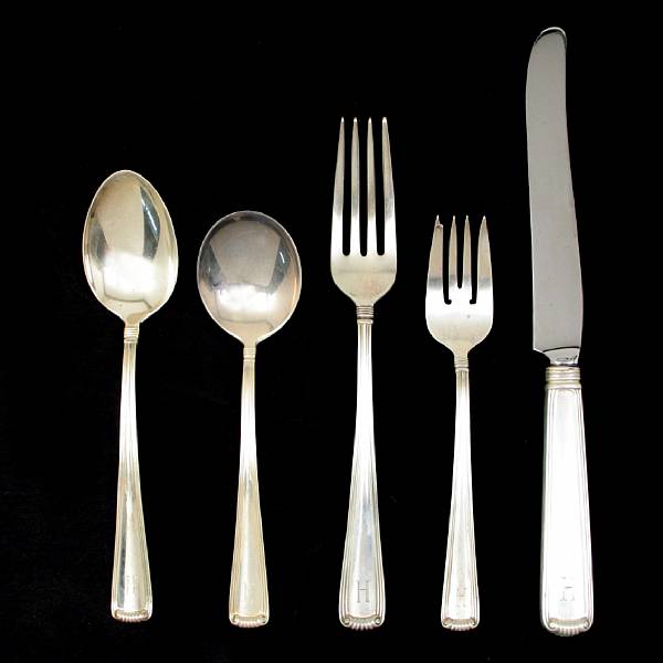 Appraisal: A sterling flatware setR Blackinton amp Co North Attleboro MA