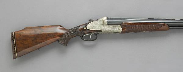 Appraisal: A gauge Johann Fanzoi triple barrel shotgun Serial no gauge