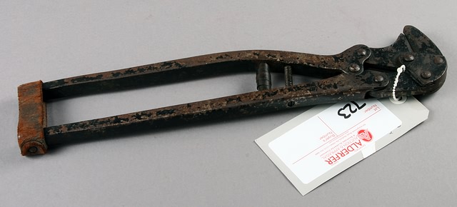 Appraisal: German wire cutter long unmarked