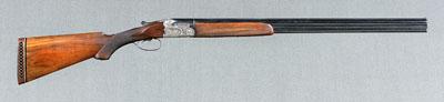 Appraisal: Abercrombie Fitch Italian shotgun superposed ga serial No in ribbed