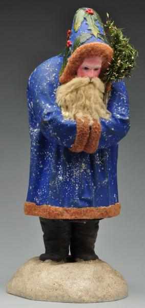 Appraisal: Rare Father Christmas Candy Container Description Container with blue robe