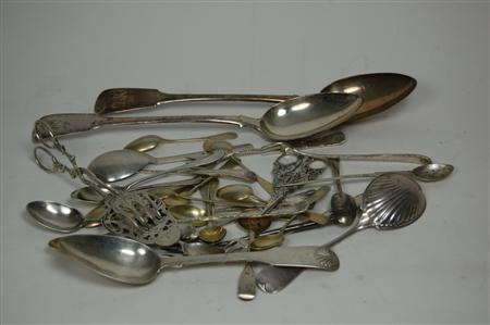 Appraisal: A collection of mainly Continental flatware to include various table