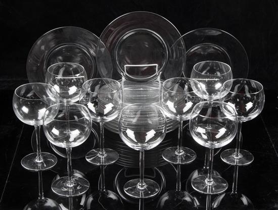 Appraisal: Sale Lot A Group of Twelve Seneca Wine Glasses together