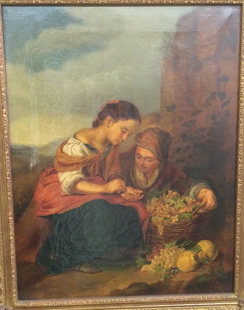 Appraisal: AFTER BARTOLOM ESTEBAN MURILLO'The Little Fruit Seller' oils on canvas