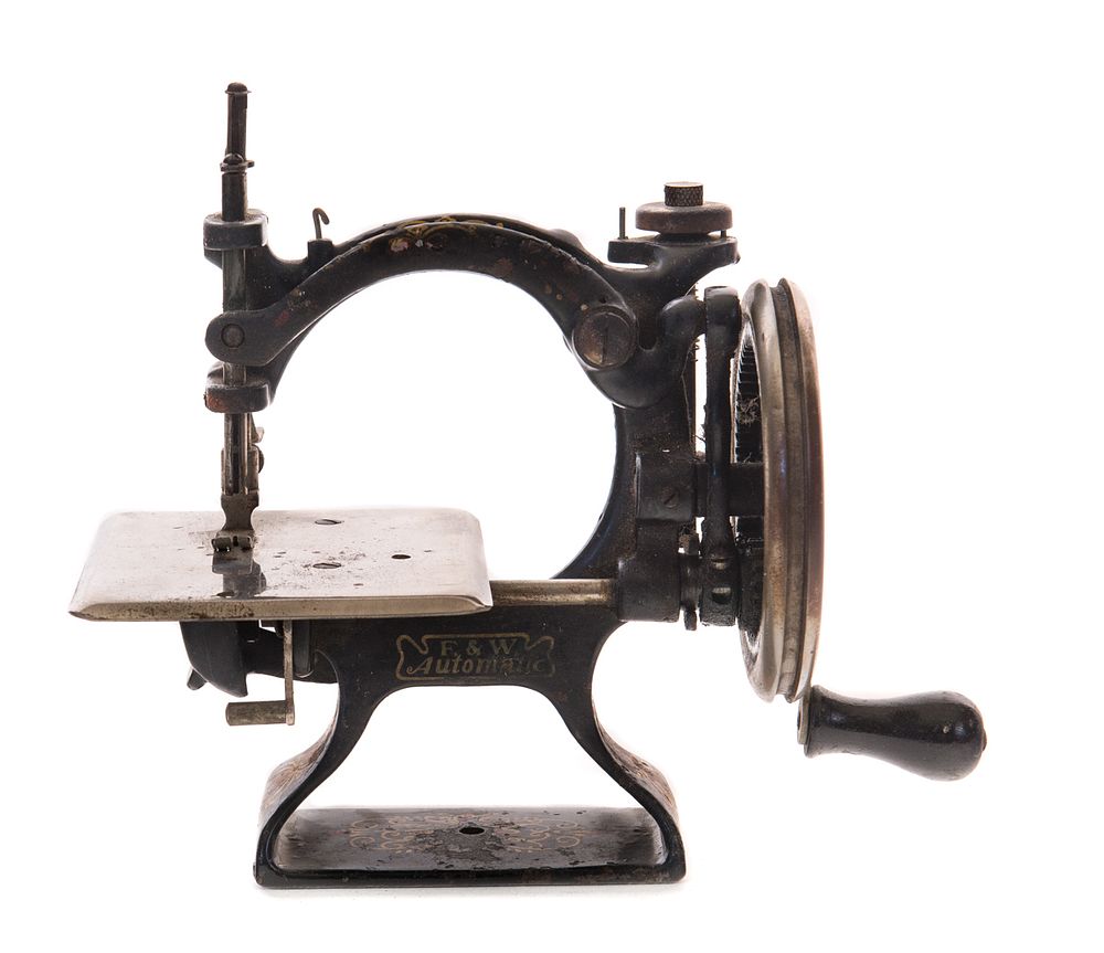 Appraisal: FW Automatic Victorian Childs Sewing Machine FW Automatic Victorian Childs