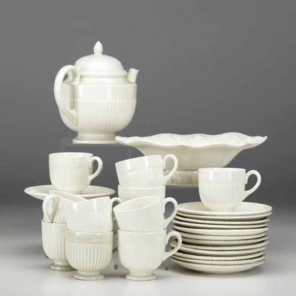 Appraisal: WEDGWOOD EDME TEA SERVICE Set includes teapot ten cups and