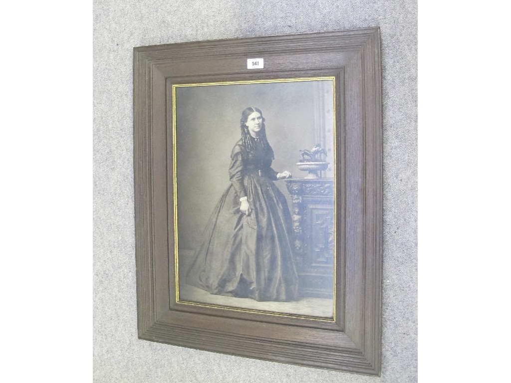 Appraisal: Framed photograph of a Victorian lady