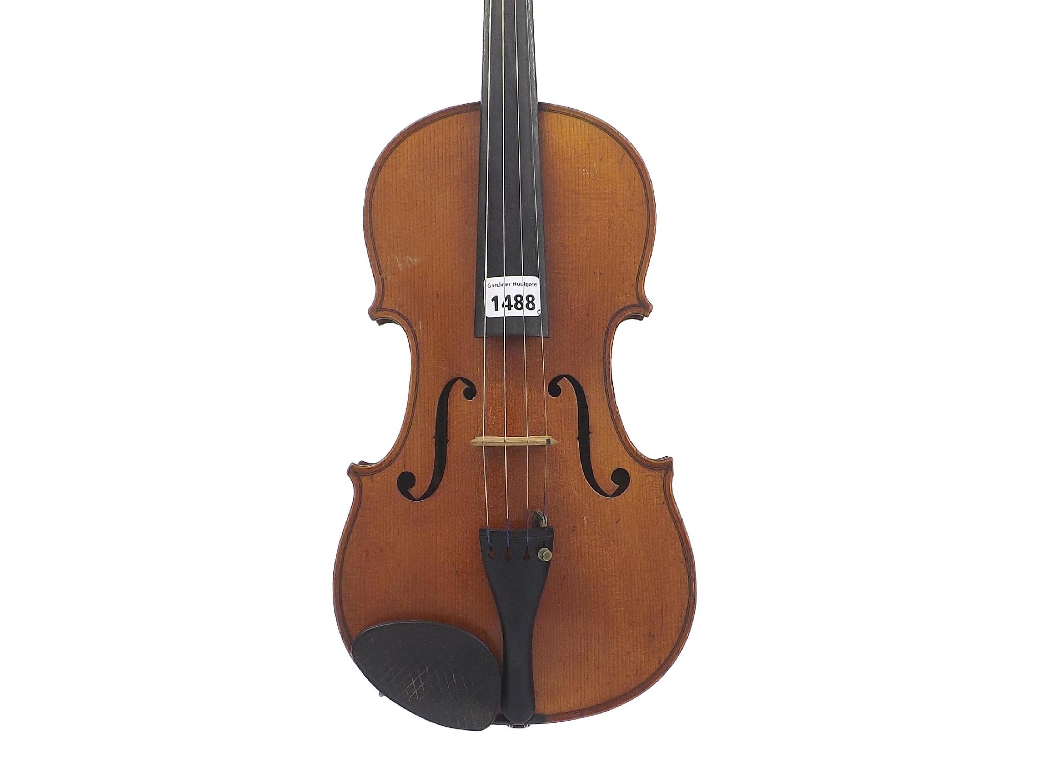 Appraisal: French violin labelled J T L Geronimo Barnabetti Paris cm