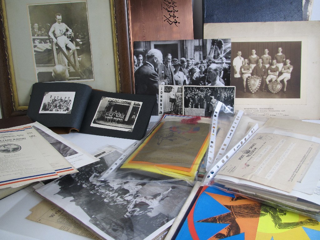 Appraisal: A large quantity of photographs newspaper cuttings and other ephemera