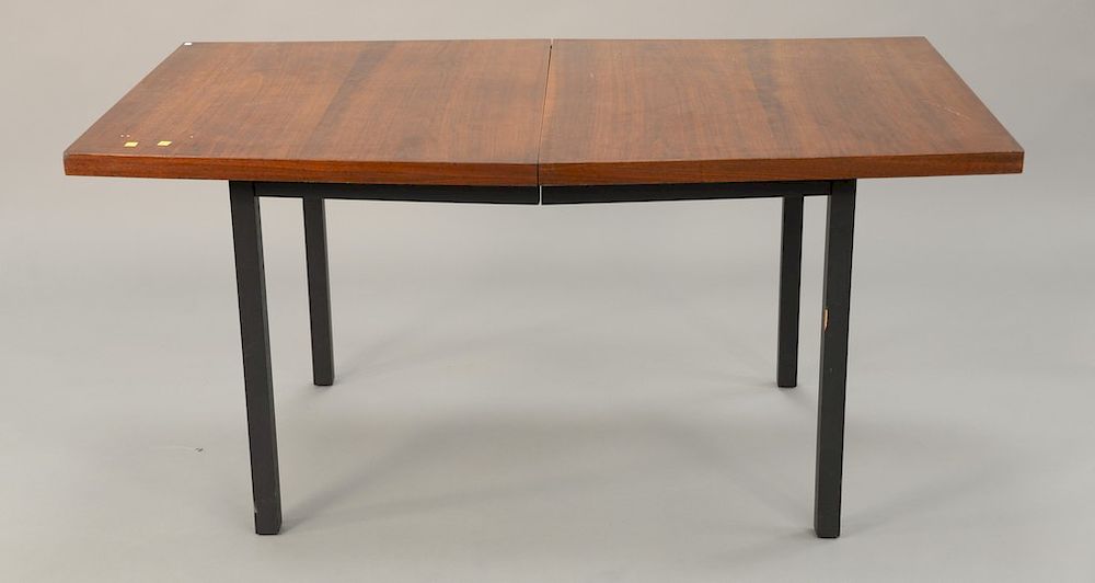 Appraisal: Milo Baughman diamond top rosewood dining table with two inch