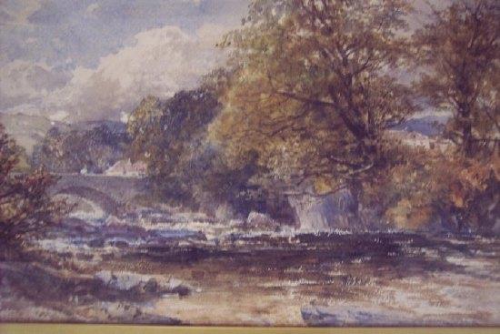 Appraisal: John Syer A Welsh Streamsigned and datedwatercolour cm x cm