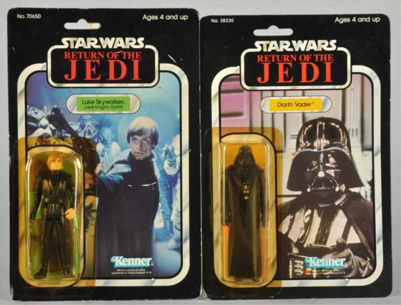 Appraisal: Lot of Star Wars Carded Figures Description Return of the