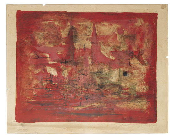 Appraisal: ZAO WOU-KI Embrasement Color lithograph x mm x inches full