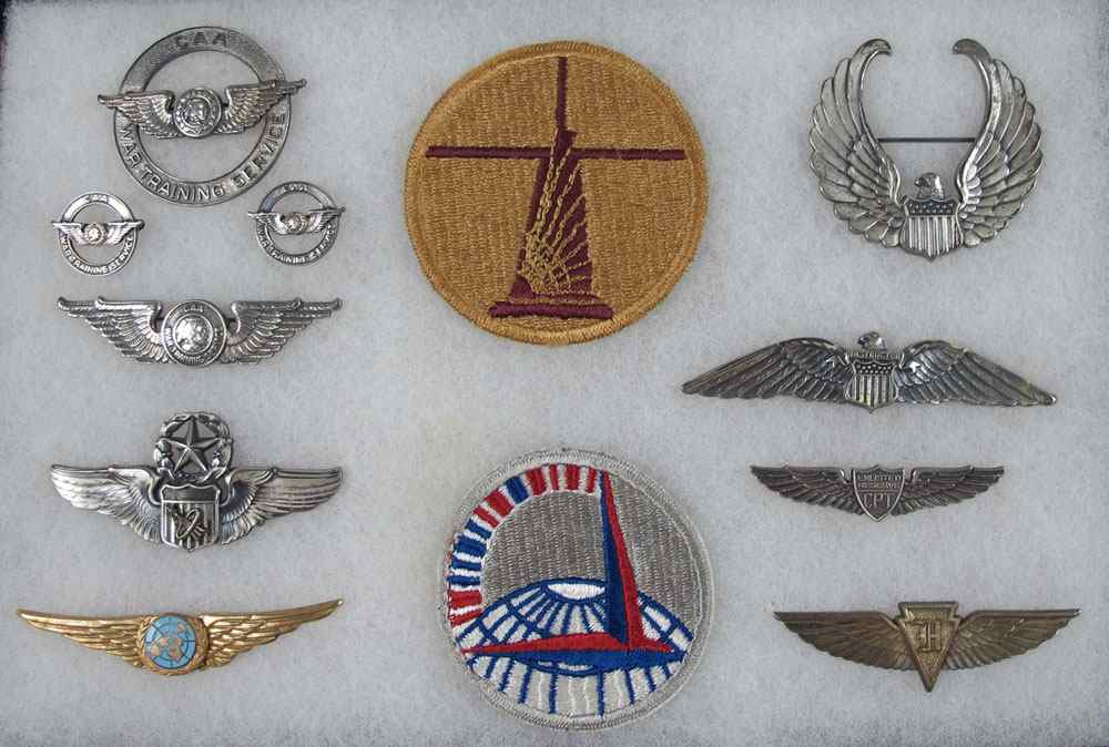 Appraisal: COLLECTION OF CAA MORE AVIATOR WINGS To include set of