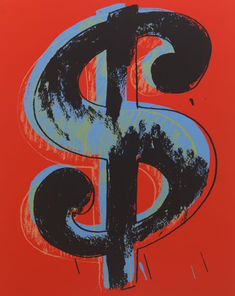 Appraisal: ANDY WARHOL FOR SUNDAY B MORNING AMERICAN - x Dollar