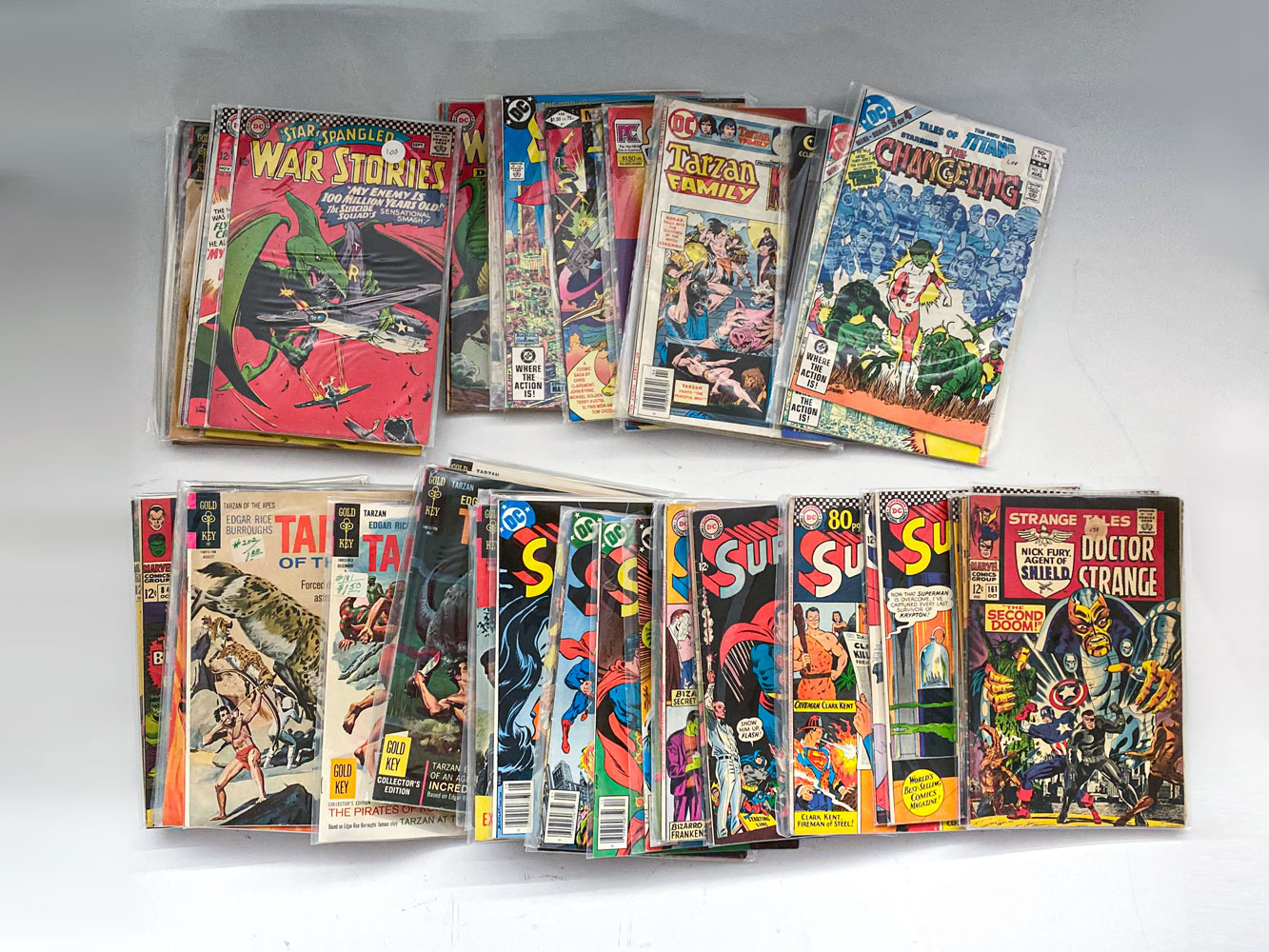 Appraisal: CASE LOT OF METICULOUSLY COLLECTED COMICS Approximately individually sleeved to