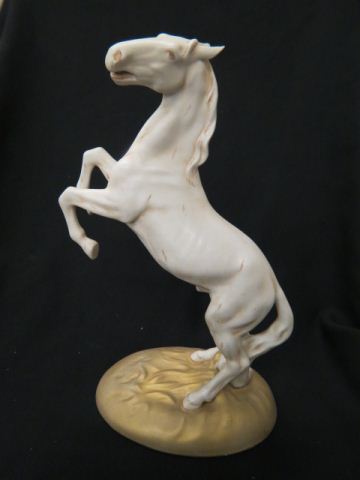 Appraisal: Royal Dux Porcelain Figurine of a Rearing Horse satin finish