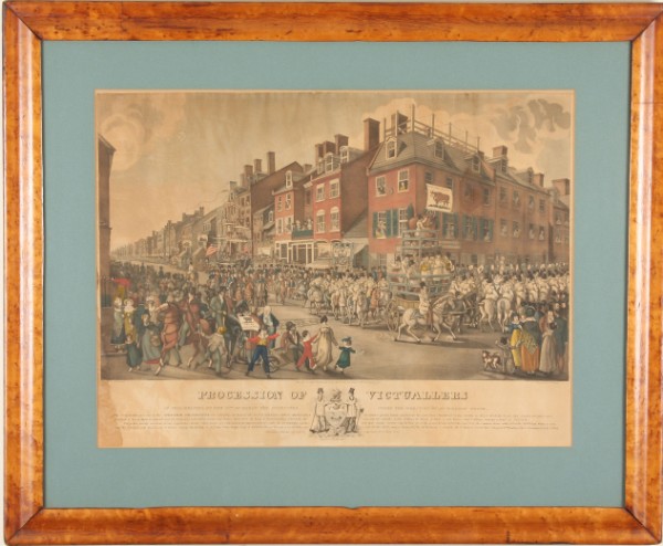 Appraisal: Titled Procession of the Victuallers of Philadelphia on the th