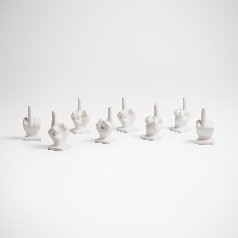 Appraisal: Contemporary sculptures set of eight Contemporary sculptures set of eight