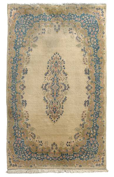 Appraisal: A Kerman rug size approximately ft in x ft in