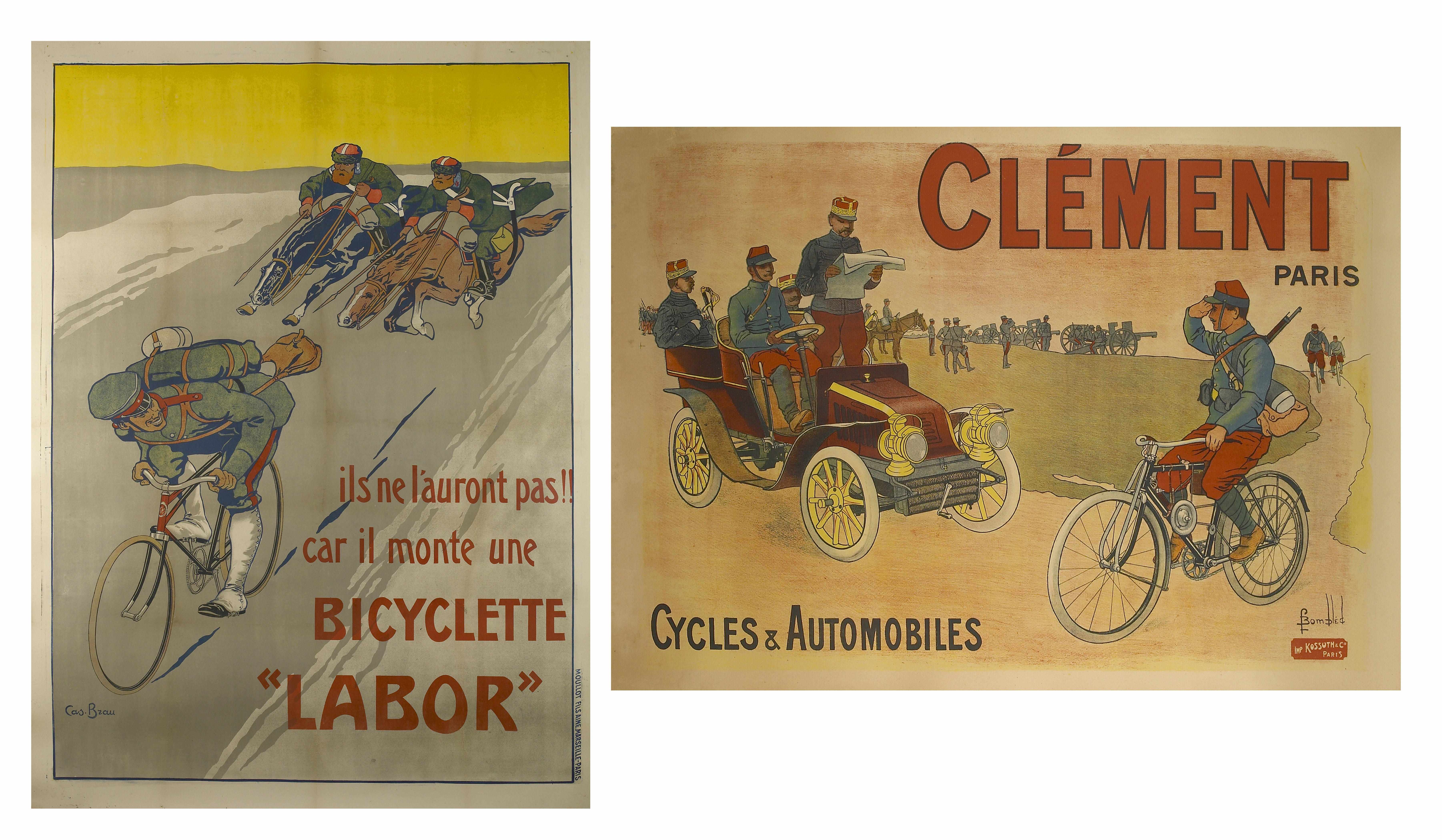 Appraisal: Various Artists early th century A Group of Cycling Posters