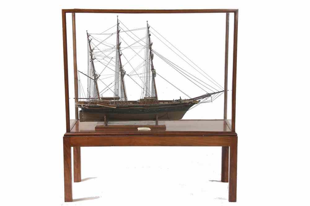 Appraisal: CASED SHIP MODEL - Three Mast Clipper Ship 'Dreadnought' in