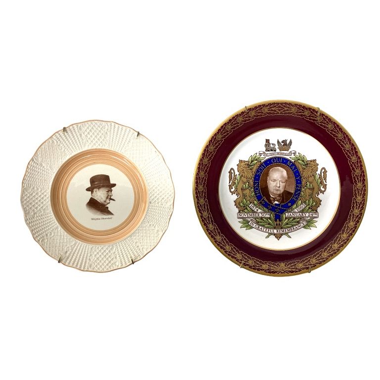 Appraisal: Winston Churchill Decorative Plates Winston Churchill Decorative Plates Measurements Inches