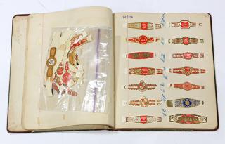 Appraisal: Lot of Collection of early polychrome embossed cigar bands in